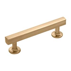 Woodward Collection Cabinet Pull 3-3/4 in. (96 mm) Center to Center Champagne Bronze Modern Zinc Bar Pull (10-Pack)