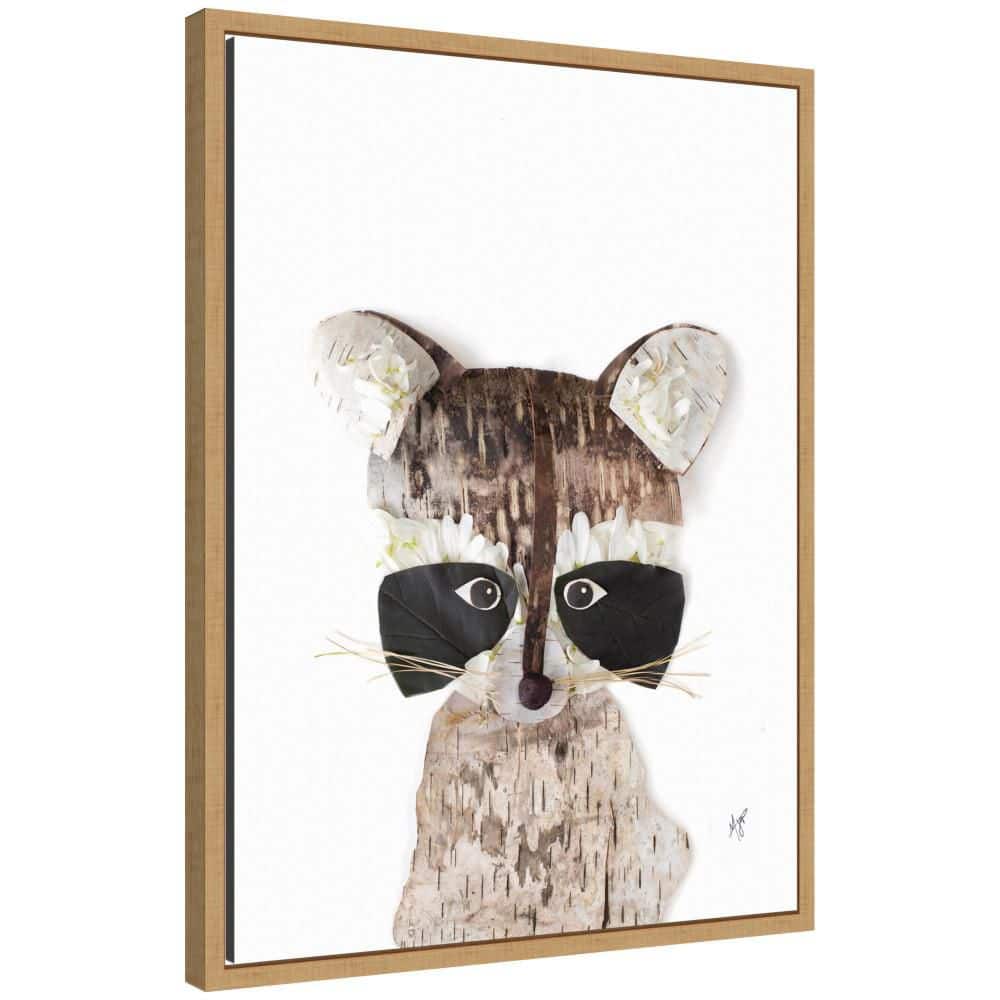 "Sylvie ""Raccoon"" by Madeline Jeppesen Animals Framed Art Print 24 in. x 18 in." price history on PriceWatchPro