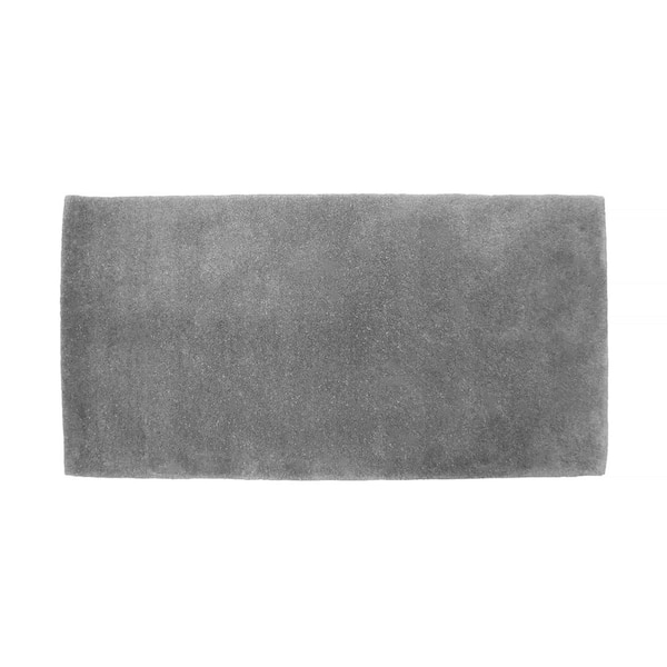 Dove Grey Wool Area Rug – 3 ft. Round, Machine-Made, 0.5 in. Thick, Contemporary Style