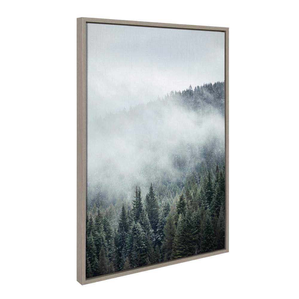"Sylvie ""Evergreens In Fog"" by Emiko and Mark Franzen of F2Images Gray Framed Art Print 23 in. x 33 in." price history on PriceWatchPro