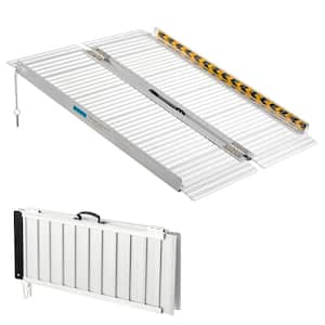 3 ft. Portable Aluminum Folding Wheelchair Ramp for Scooter Steps Home Stairs Doorways