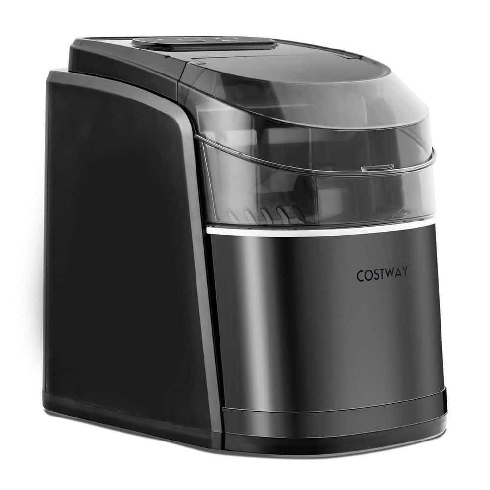 Costway Countertop Portable Ice Maker 26.5 lbs./Day Self-Cleaning ...