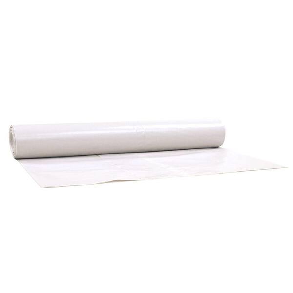HUSKY - 50 ft. x 8 ft. Clear 4 mil Plastic Sheeting