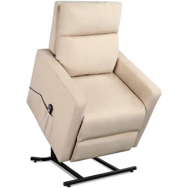 Merax Elegant Beige Power Lift Recliner Chair