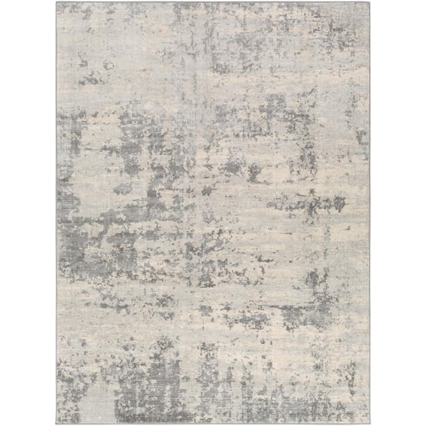 Livabliss Utari Gray 6 ft. 7 in. x 9 ft. 6 in. Area Rug