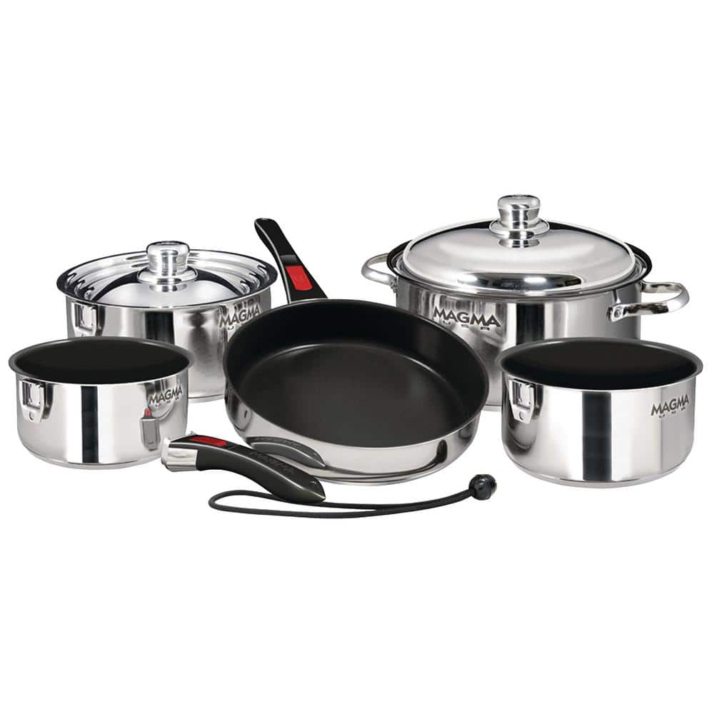 Magma Ceramica NonStick 10Piece Induction Compatible Nesting Cookware