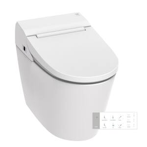 Stylement Tankless Smart Toilet Elongated Integrated Bidet in White w/Auto Flush, Heated Seat, UV-A LED Sterilization