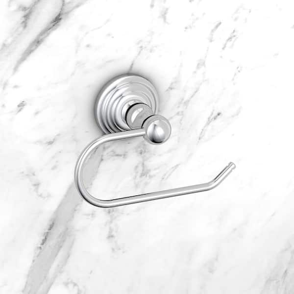 PRIVATE BRAND UNBRANDED Ivie Wall Mounted Bathroom Double Robe Hook in  Chrome Finish 2410CP-RH - The Home Depot