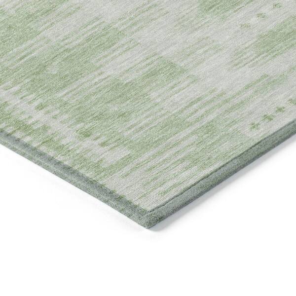 Chantille Machine Washable Indoor/Outdoor Abstract ACN1917 Sage 3 ft. x 4 ft. Area Rug