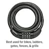 Master Lock Bike Lock Cable with Combination, Resettable, 5 ft