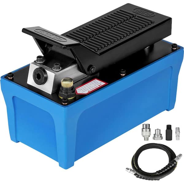 Air Hydraulic Pump 10000 PSI Air Hydraulic Pump 1/2 Gal. Reservoir Air Treadle Foot Actuated Hydraulic Pump 3/8 in. NPT