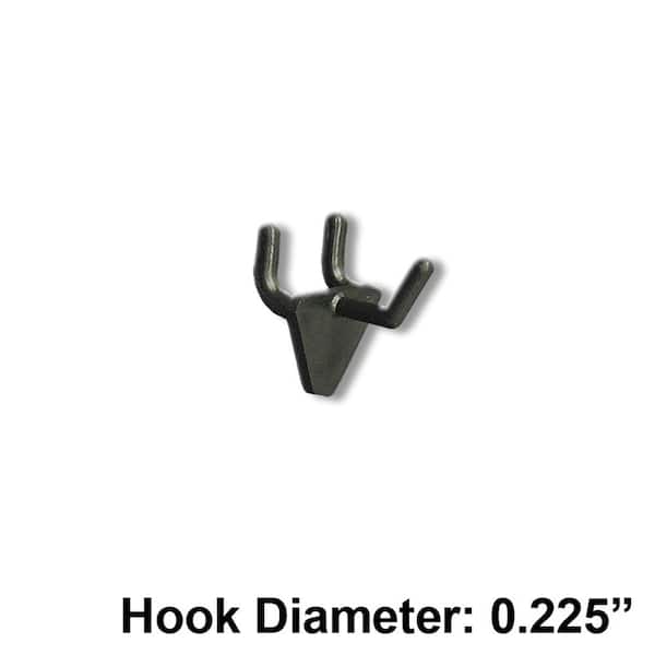 Azar 800072-WHT 2-Inch Plastic Hook, 50-Pack - General Purpose Storage Rack  Hooks 