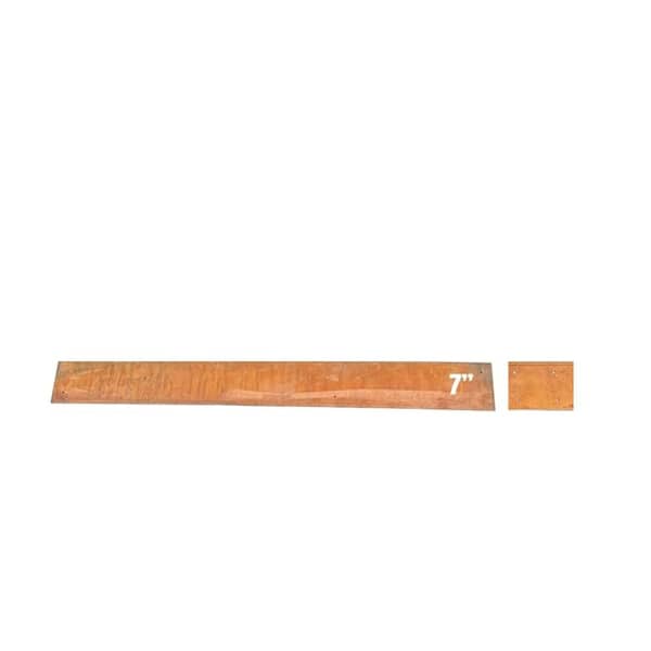 96 in. L x 7 in. H Galvanized Steel Hammer-In Landscape Edging, Metal Garden Border for Lawn & Beds, 1-Pack