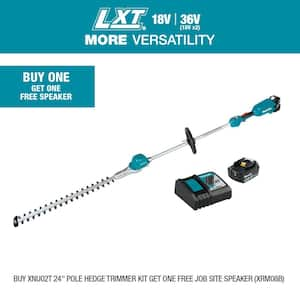 LXT 18V Brushless 24 in. Pole Hedge Trimmer Kit (5.0 Ah)