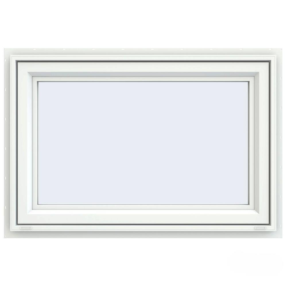 Jeld-wen 47.5 In. X 29.5 In. V-4500 Series White Vinyl Awning Window 