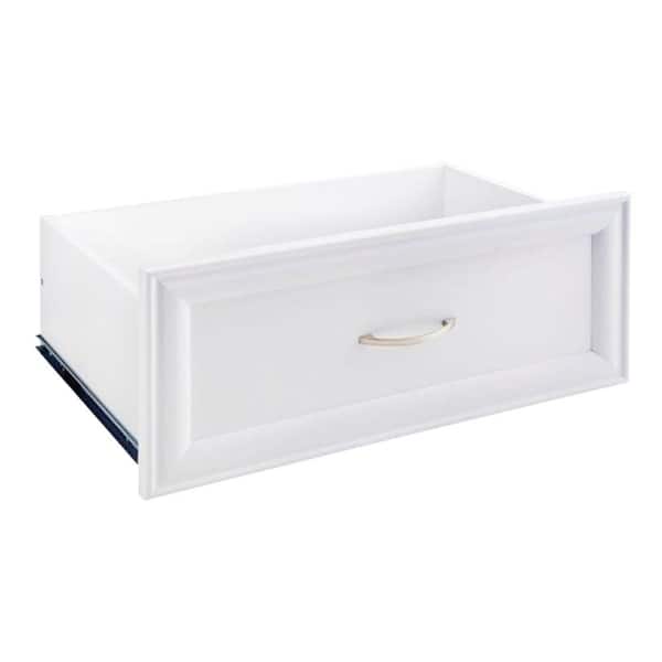 ClosetMaid 10 in. H x 23.5 in. W White Wood Drawer