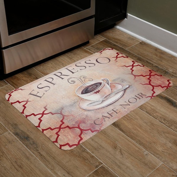 Cloud Comfort Cafe Noir 24 in. x 36 in. Anti-Fatigue Kitchen Mat