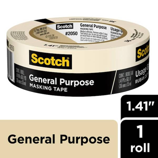 Scotch Expressions Masking Tape 3 Core 1 x 20 Yd. Black - Office Depot