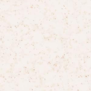 2 in. x 2 in. Solid Surface Countertop Sample in Tapioca Pearl