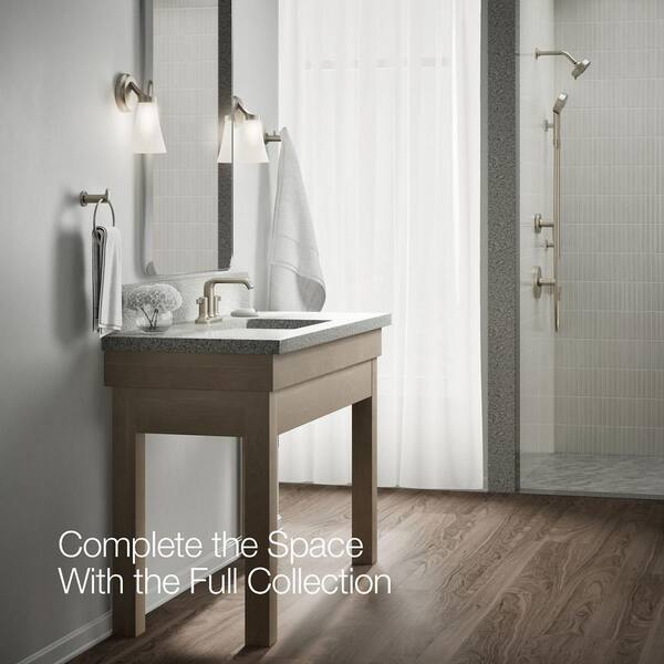 KOHLER Ashan 4 in. Centerset 2-Handle Bathroom Faucet in Vibrant
