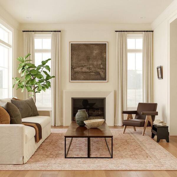 Hillstone Collection Traditional Vintage Medallion Glenette Rust 10 ft. x 13 ft. Area Rug