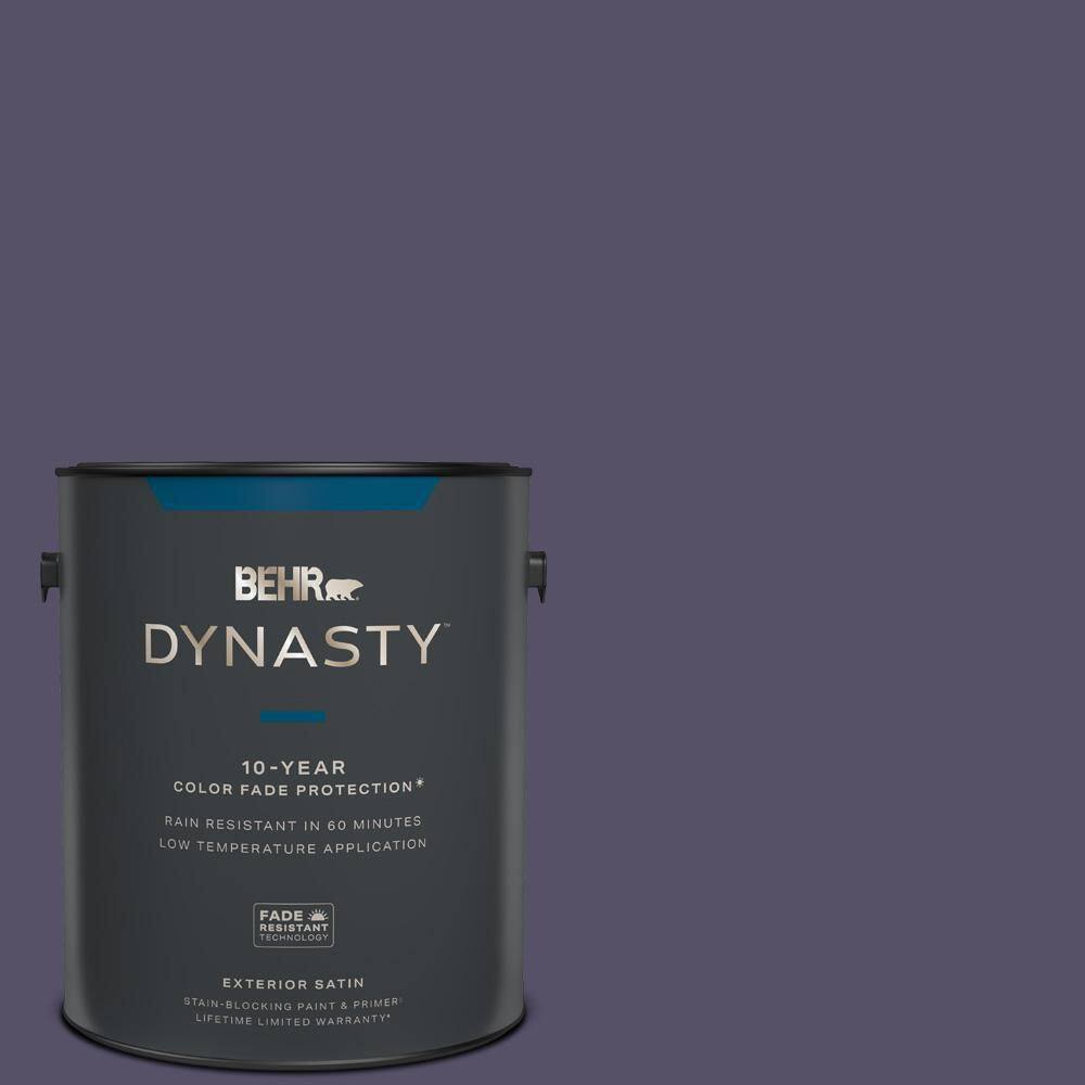 BEHR DYNASTY 1 gal. 650F7 Violet Eclipse Satin Exterior Stain