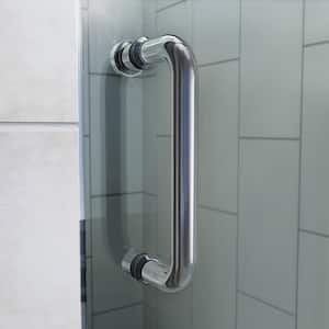 Flex 32 to 36 in. x 72 in. Pivot Framed Shower Door in Chrome