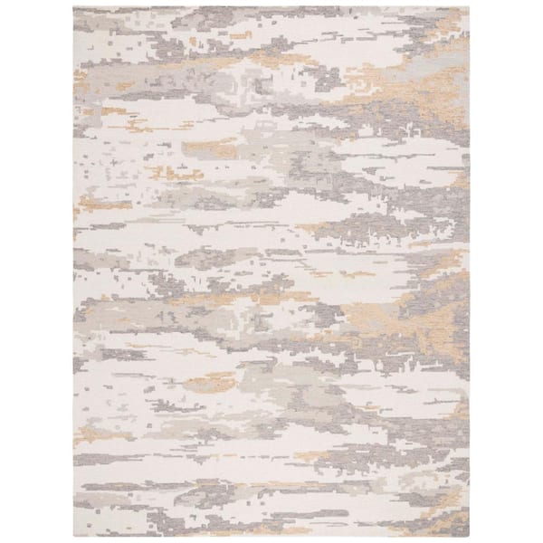 SAFAVIEH Abstract Ivory/Gray 9 ft. x 12 ft Sky Area Rug