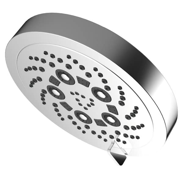 Speakman 4-Spray 5.3 in. Single Wall Mount Fixed Adjustable Shower Head in Polished Chrome