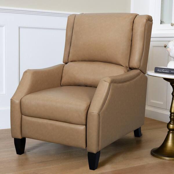 Devon Claire Keesha Pushback Recliner, Traditional Style Leather Recliners