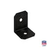 Simpson Strong-Tie Outdoor Accents Avant Collection ZMAX, Black Powder-Coated 90-degree Angle for 4x Lumber APVA4