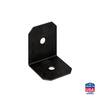 Simpson Strong-Tie Outdoor Accents Avant Collection ZMAX, Black Powder-Coated 90-degree Angle for 4x Lumber APVA4