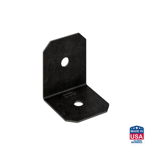 Outdoor Accents Avant Collection ZMAX, Black Powder-Coated 90-degree Angle for 4x Lumber