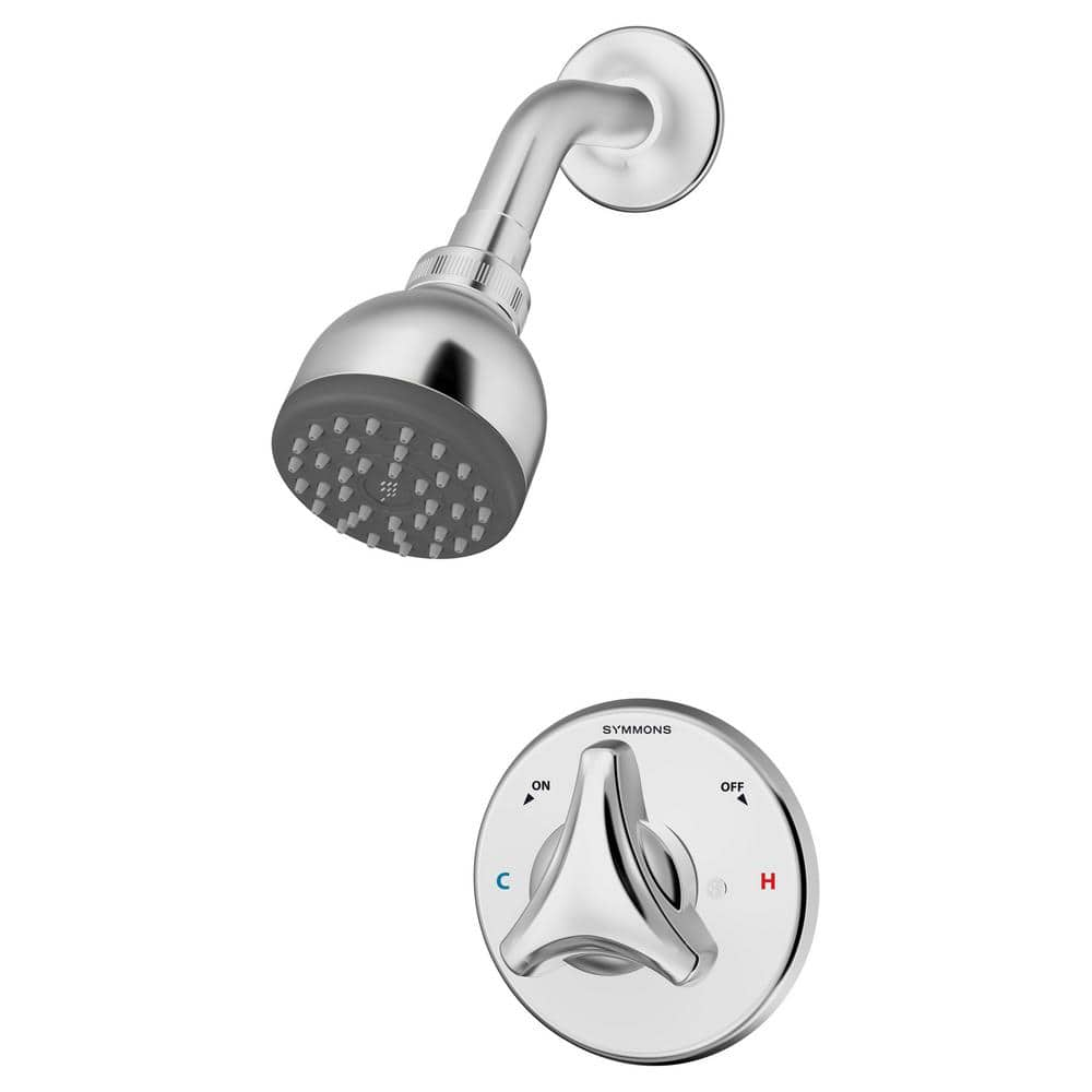 Origins Single Handle 1-Spray Shower Trim in Polished Chrome - 1.5 GPM (Valve Not Included)