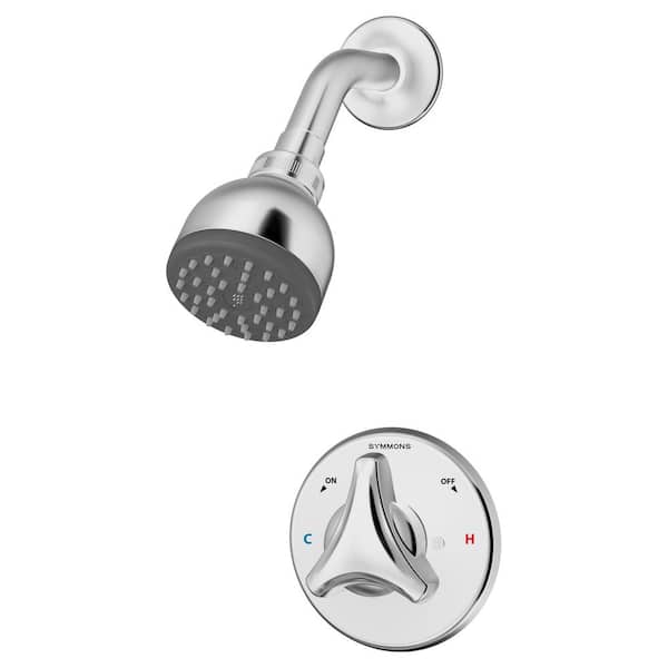 Symmons Origins 1-Handle 1-Spray Shower Trim Kit in Polished Chrome - 1.5 GPM (Valve Not Included)
