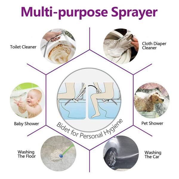 Proox Handheld Bidet In Stainless Steel Pr M22112 S The Home Depot