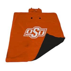 OK State Multicolored All Weather Outdoor Blanket