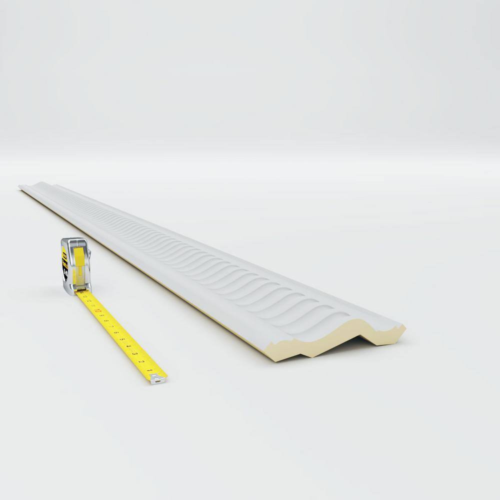 Linus White Polyurethane Crown Moulding 94.5"