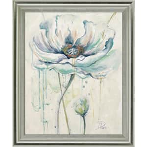 28 in. x 34 in. "Fresh Poppies Il" By Patricia Pinto Framed Print Wall Art