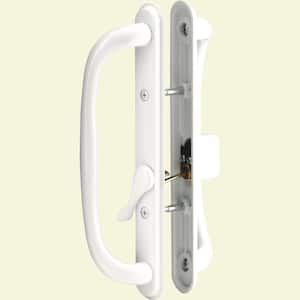 Prime-Line 9-7/8 in. Steel, Multi-Point Door Lock and Keeper with 45