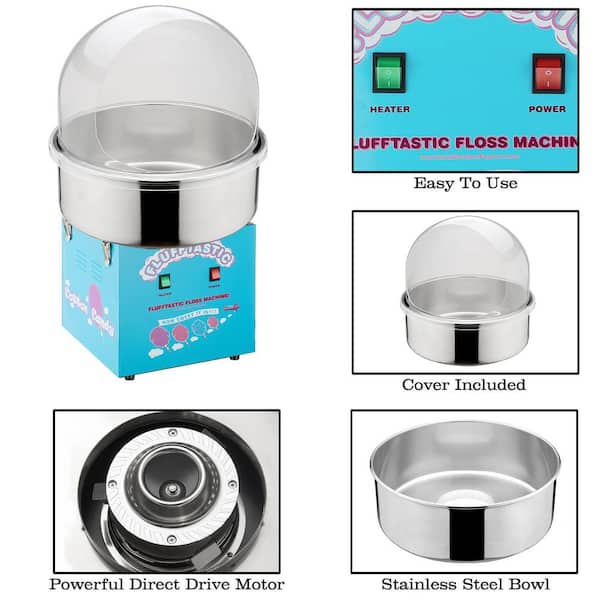 Great Northern Popcorn Blue Cotton Candy Machine Cotton Candy Maker in the  Cotton Candy Machines department at
