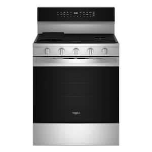 30 in. 5 Burners Freestanding Gas Range in Fingerprint Resistant Stainless Steel with Air Cooking Technology