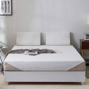 8 in. Medium Firm Memory Foam Tight Top Pressure Relieving with Breathable Removable Quilted White Cover Twin Mattress