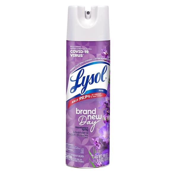 Brand New Day 19 oz. Lavender and Cotton Blossom Scent All-Purpose Cleaner and Disinfectant Spray