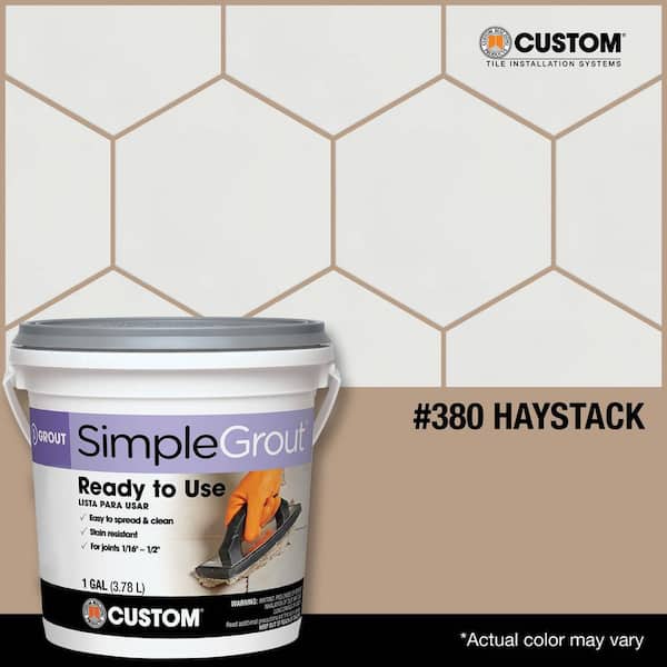 SimpleGrout #380 Haystack 1 qt. Pre-Mixed Grout