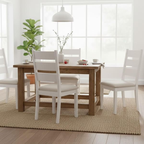 William's Home Furnishing Novalie Weathered White Side Chair (Set