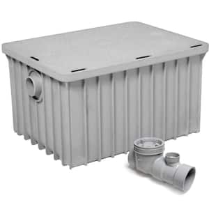 Endura Grease Interceptor 35 GPM 31 in. L Thermoplastic Grease Trap with Flow Control Device