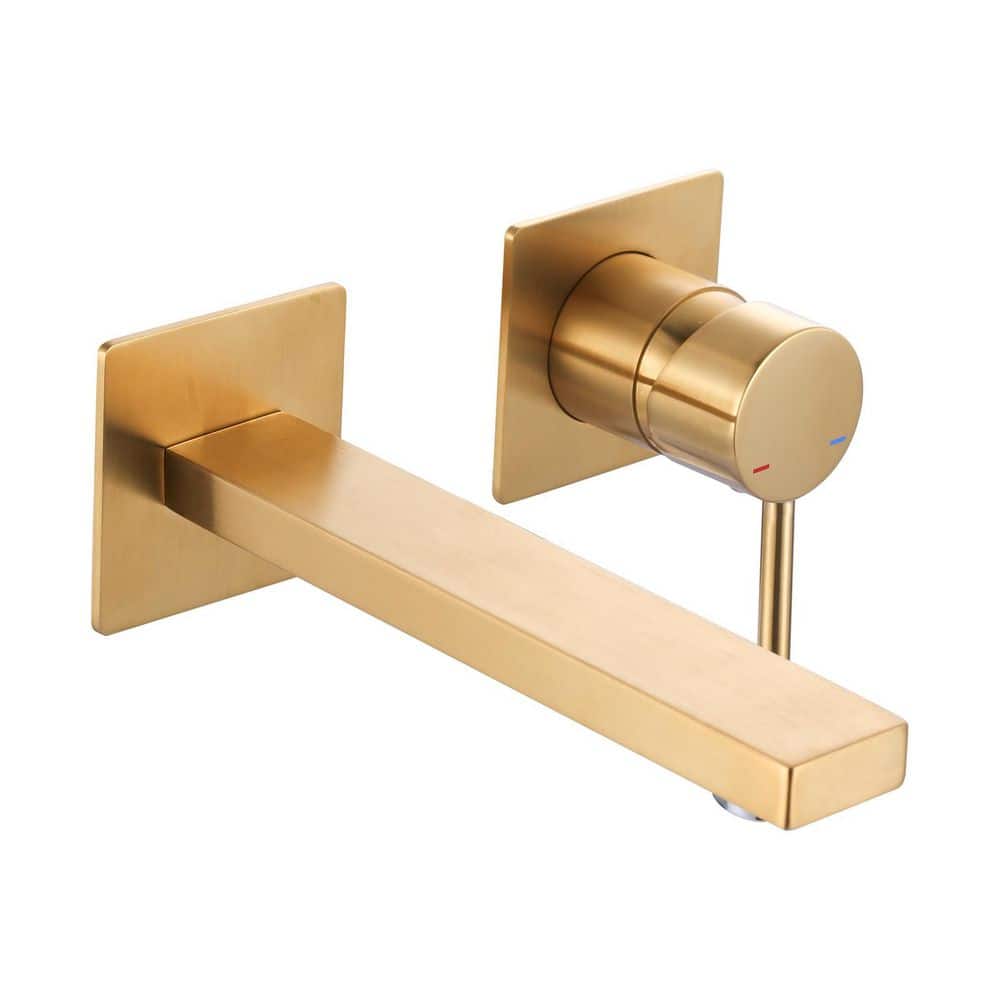 Single Handle Wall Mounted Bathroom Faucet in Gold price history on PriceWatchPro