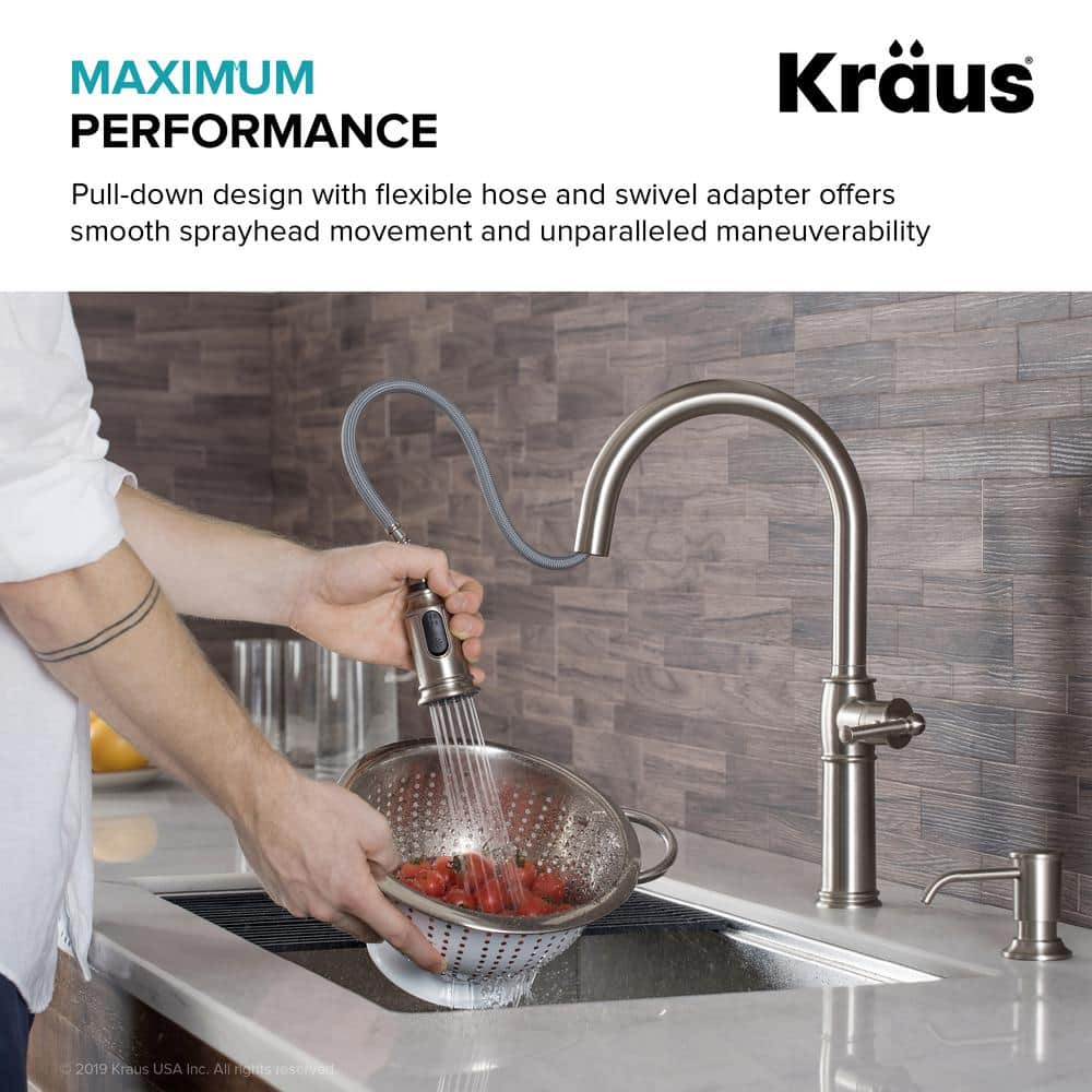 Sellette Pull Down Single Handle Kitchen Faucet