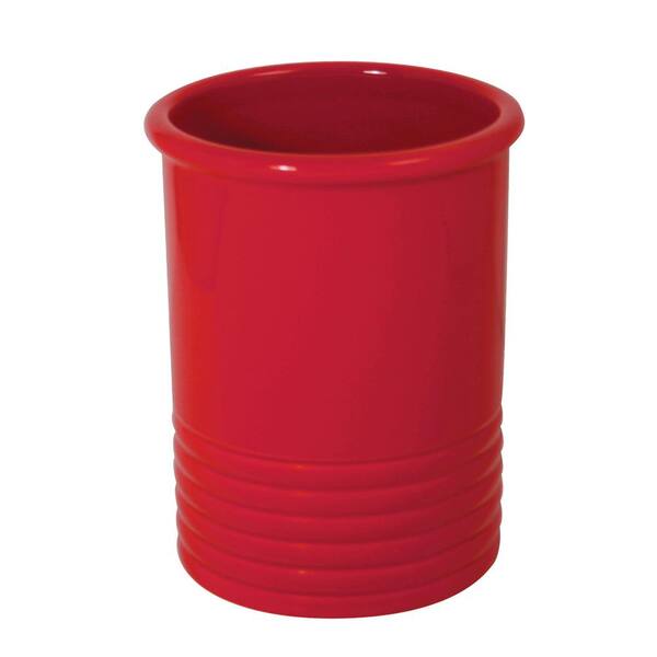 Chantal Medium True Red Ceramic Utensil Crock